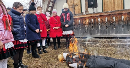 Farsangtemetés Gyergyószentmiklóson