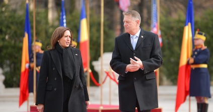 Az Egyesült Államok alelnökét fogadta Klaus Johannis